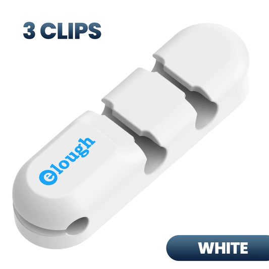 Cable Organizer Desktop Cable Management Silicone USB Cable Winder Clips Cable Holder for Mouse Headphone Wire Holder Organizer